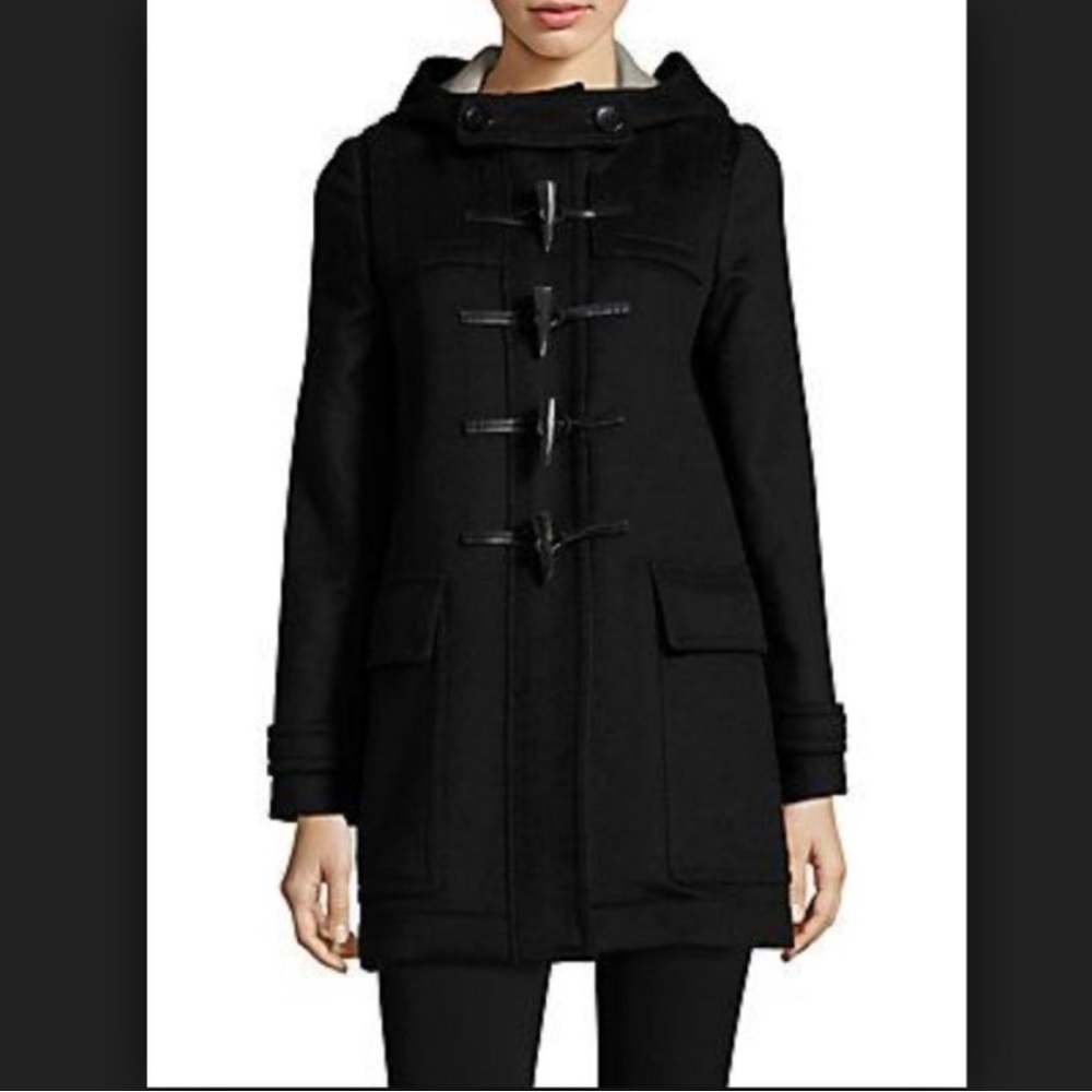 Classic Burberry Coat Wool Duffle Coat